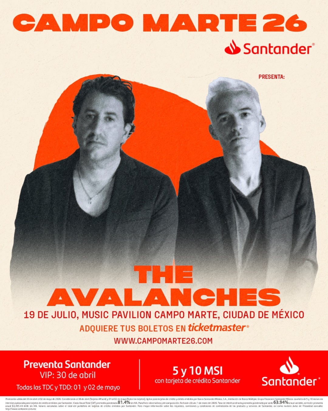 Concierto de The Avalanches en Campo Marte