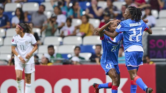 La Selección de Haití dejó fuera por goleada a la Selección Mexicana Femenil.