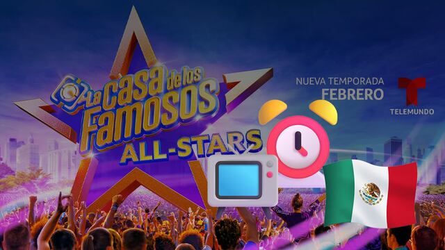 Horario de La Casa de los Famosos All Stars de Telemundo desde México