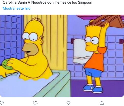 Carolina Sanín se vuelve meme tras críticar a Los Simpson