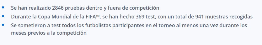 FIFA pruebas antidopaje