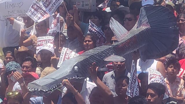 Pejelagarto en Cosoleacaque, Veracruz