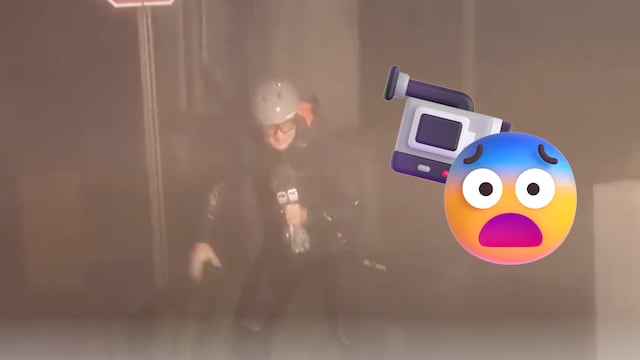 La impactante cobertura en vivo de reporteros durante el huracán Isaías en Florida