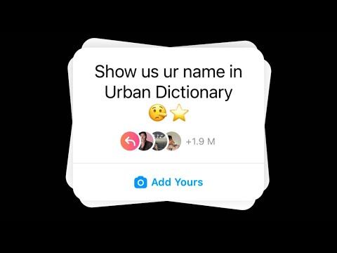 Urban Dictionary en Instagram
