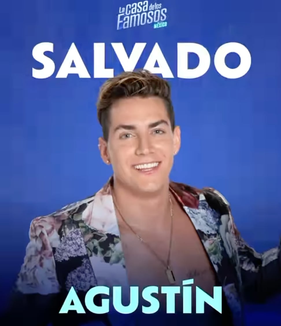 Agustín Fernández salvado en La Casa de los Famosos México 2024