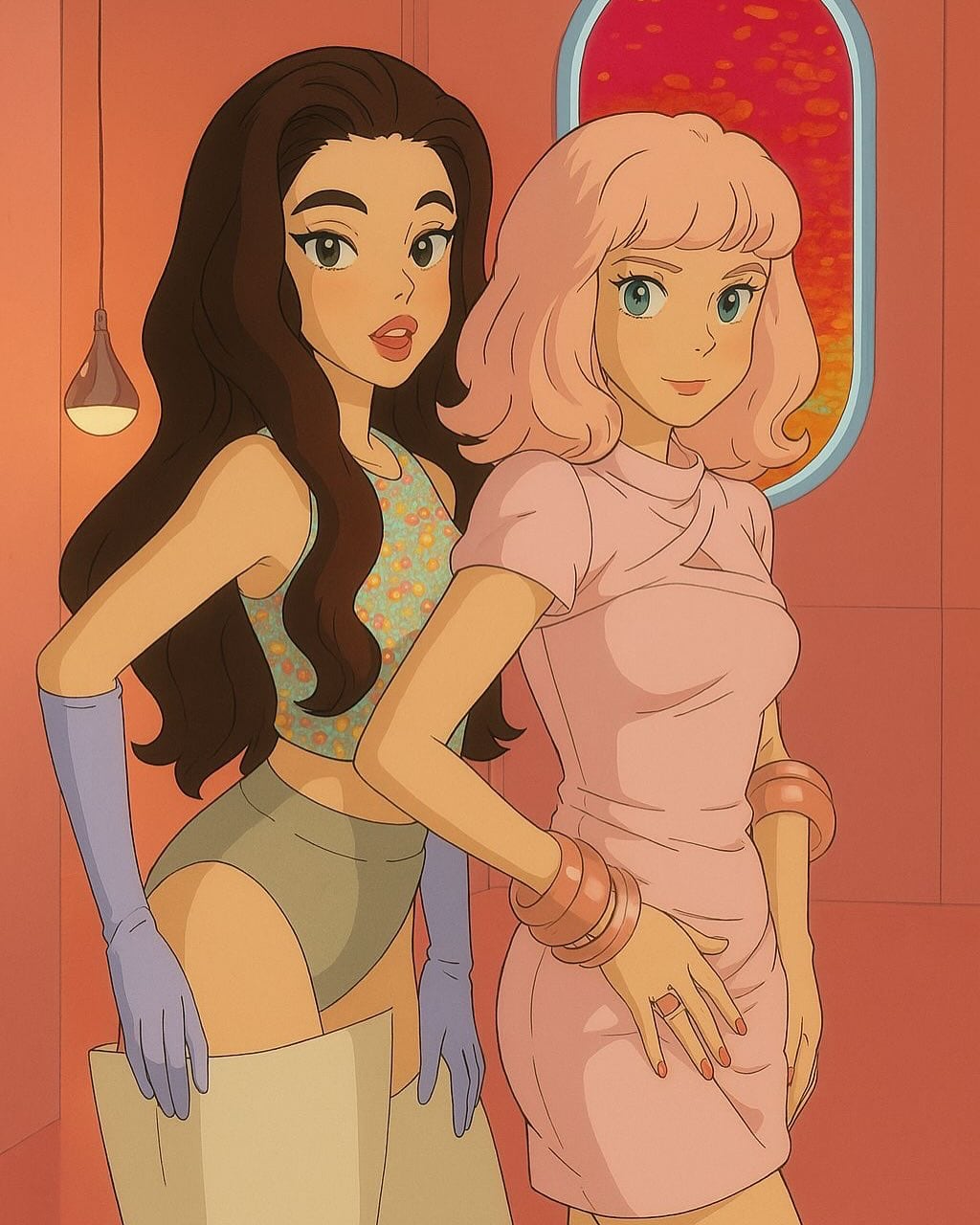 Belinda y Kenia Os se convirtieron en personajes de Studio Ghibli