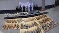 Harfuch reporta decomiso de 210 armas que iban al crimen organizado