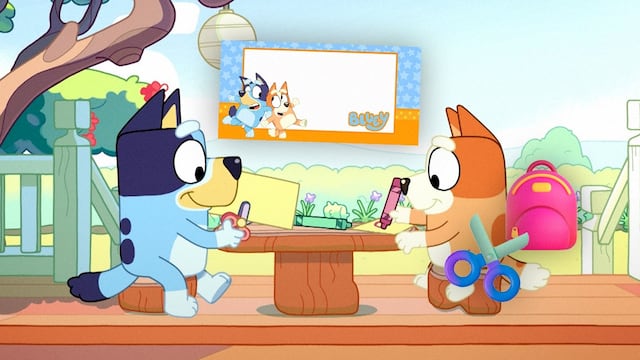 Etiquetas escolares para imprimir de Bluey: 5 bonitas plantillas para el regreso a clases 2024