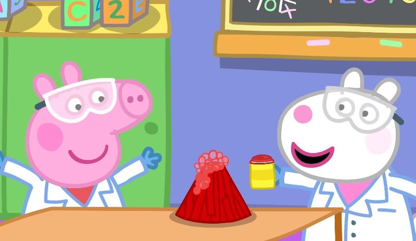 El experimento de ciencias de Peppa Pig