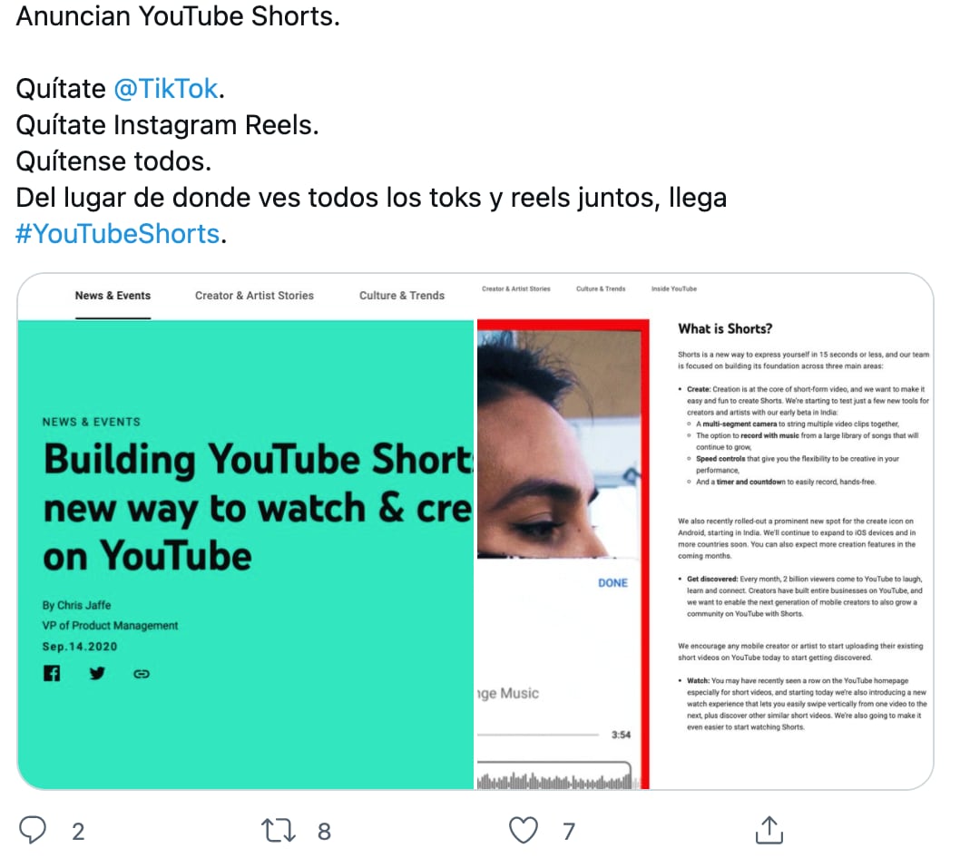 YouTube Shorts