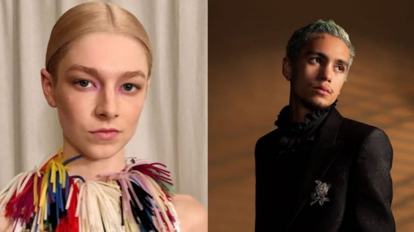 Hunter Schafer y Dominic Fike
