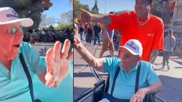Abuelito en Disneyland