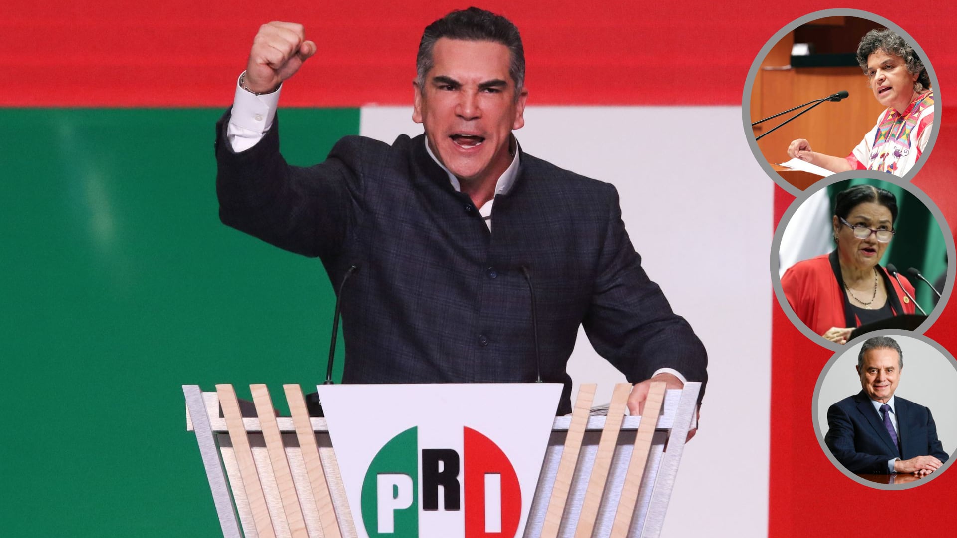 Alejandro Moreno rinde cuentas a líderes del PRI