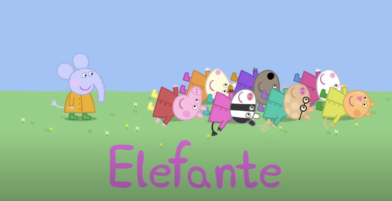 Peppa Pig aprende el abecedario