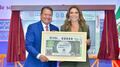 Lotería Nacional devela billete por primer aniversario del Órgano de Administración Judicial