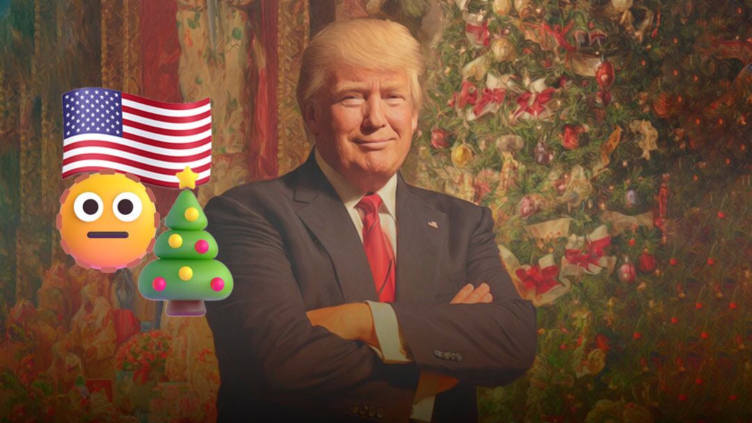 Trump desea Feliz Navidad… incluso a quienes llama “basura”