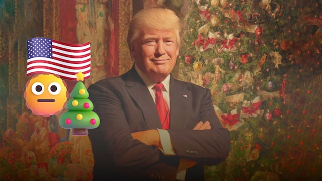 Trump desea Feliz Navidad… incluso a quienes llama “basura”