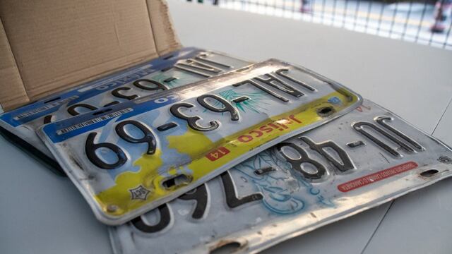Canje de placas de automóvil en Jalisco