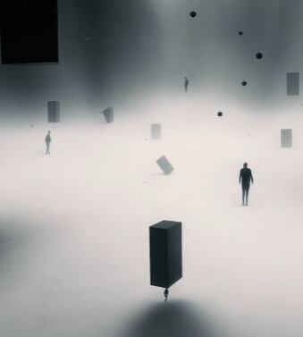 Representación de una inteligencia artificial sobre cómo es la vida después de la muerte