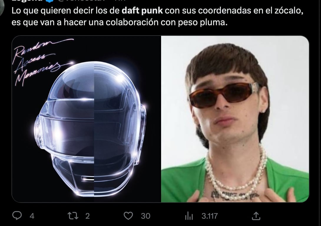 ¿Daft Punk en México? Las coordenadas del Zócalo aparecen en el último disco