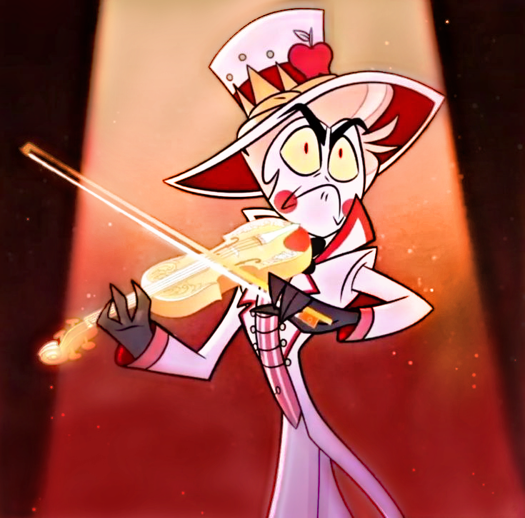 Fondo de pantalla de Lucifer Morningstar de Hazbin Hotel