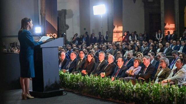 Claudia Sheinbaum celebra 100 Aniversario de la fundación del Banco de México