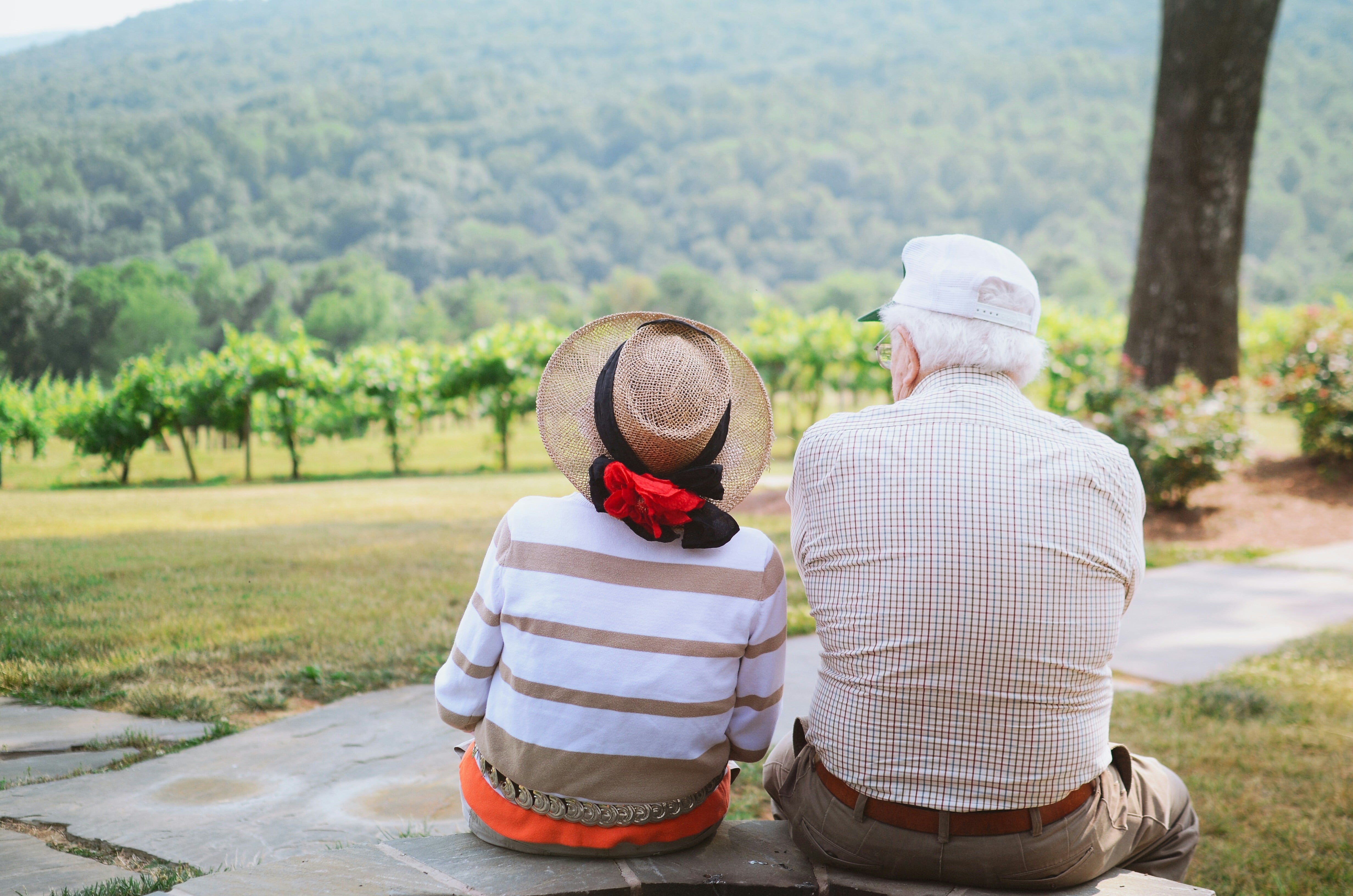 Pareja de adultos mayores