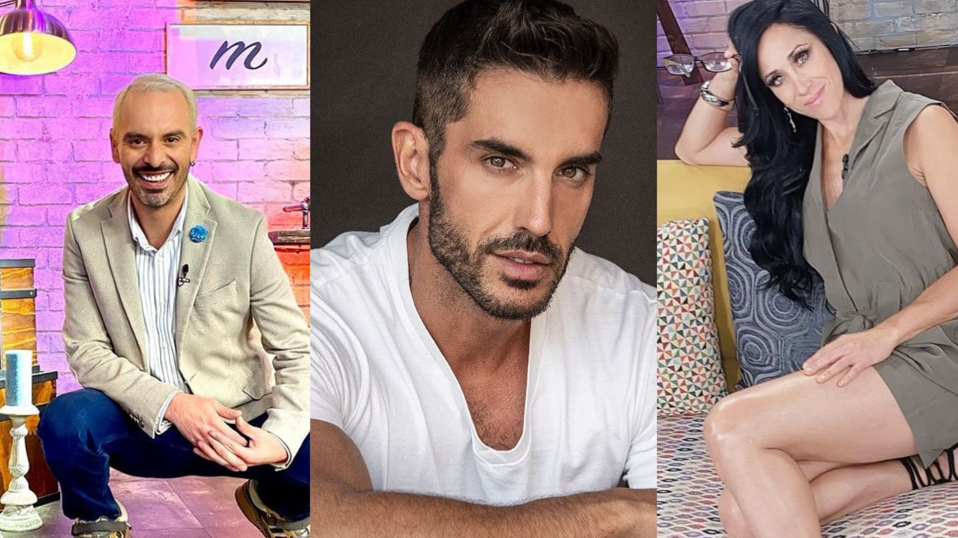 Lalo Carrillo, Pedro Prieto y Mónica Noguera.