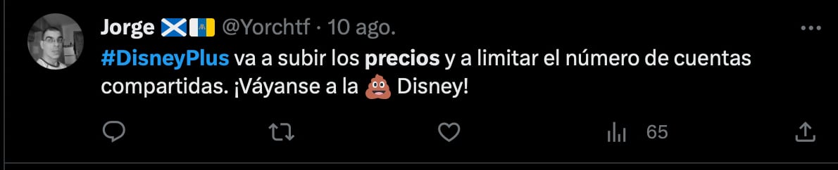 Ya no quieren a Disney Plus ahora que sube precio y no dejará compartir cuentas