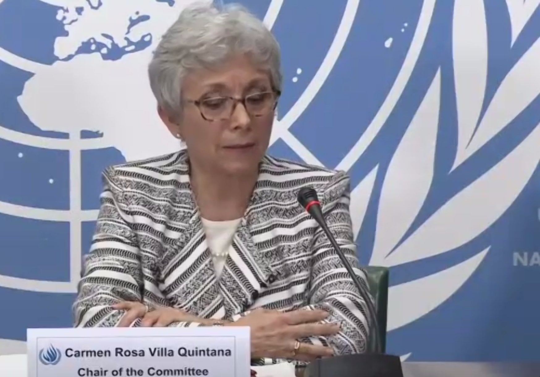 Carmen Villa, presidenta del Comité de la ONU contra las desapariciones forzadas