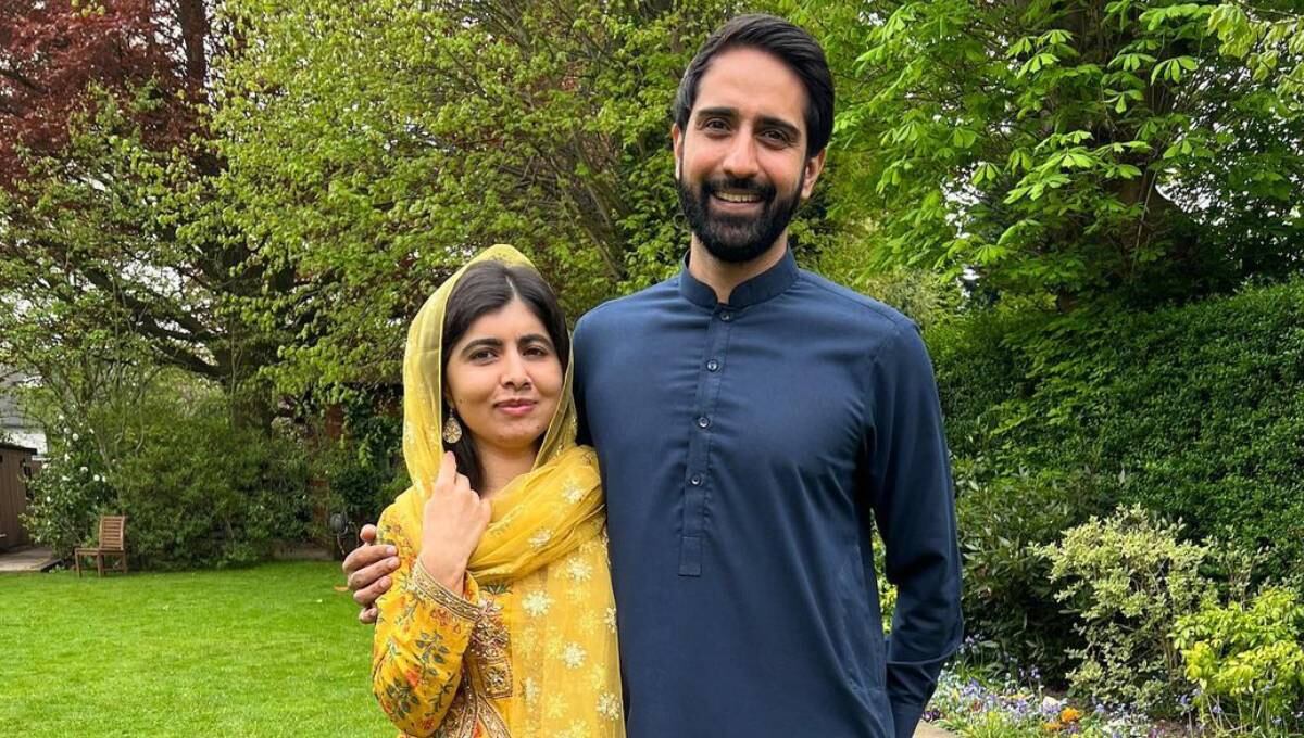 Malala Yousafai y su esposo