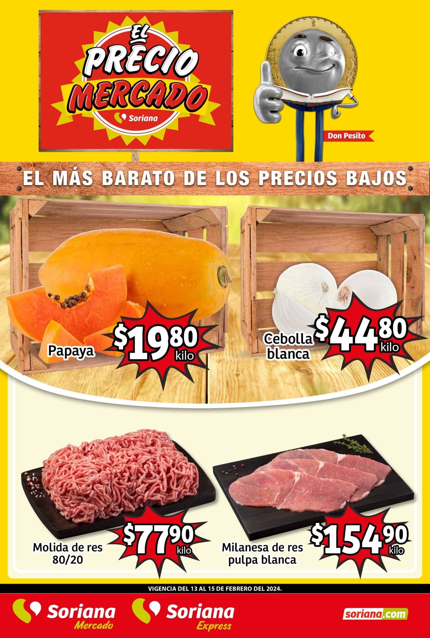 Ofertas Soriana Mercado hoy al 15 de febrero: Estos son los mejores precios