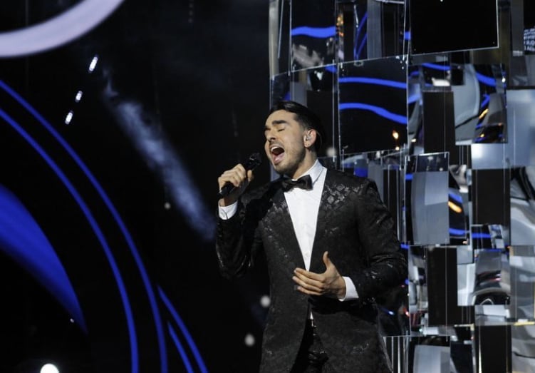 Andrés, segundo lugar La Academia