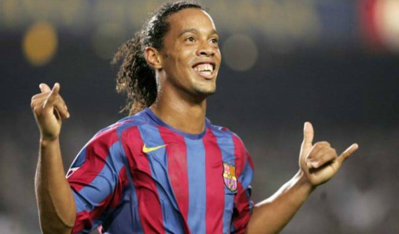 Ronaldinho con el FC Barcelona