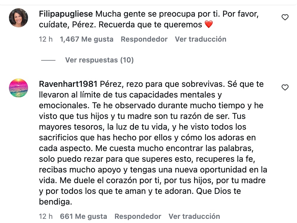 Llenan publicaciones de Perez Hilton de mensajes apoyo tras crisis de salud mental