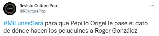 Roger González es comparado con Pepillo Origel por usar peluquín.