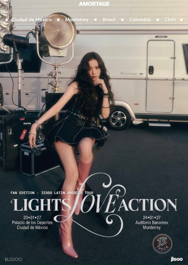 Jisoo llegará a México con su gira Lights, Love, Action! en 2027