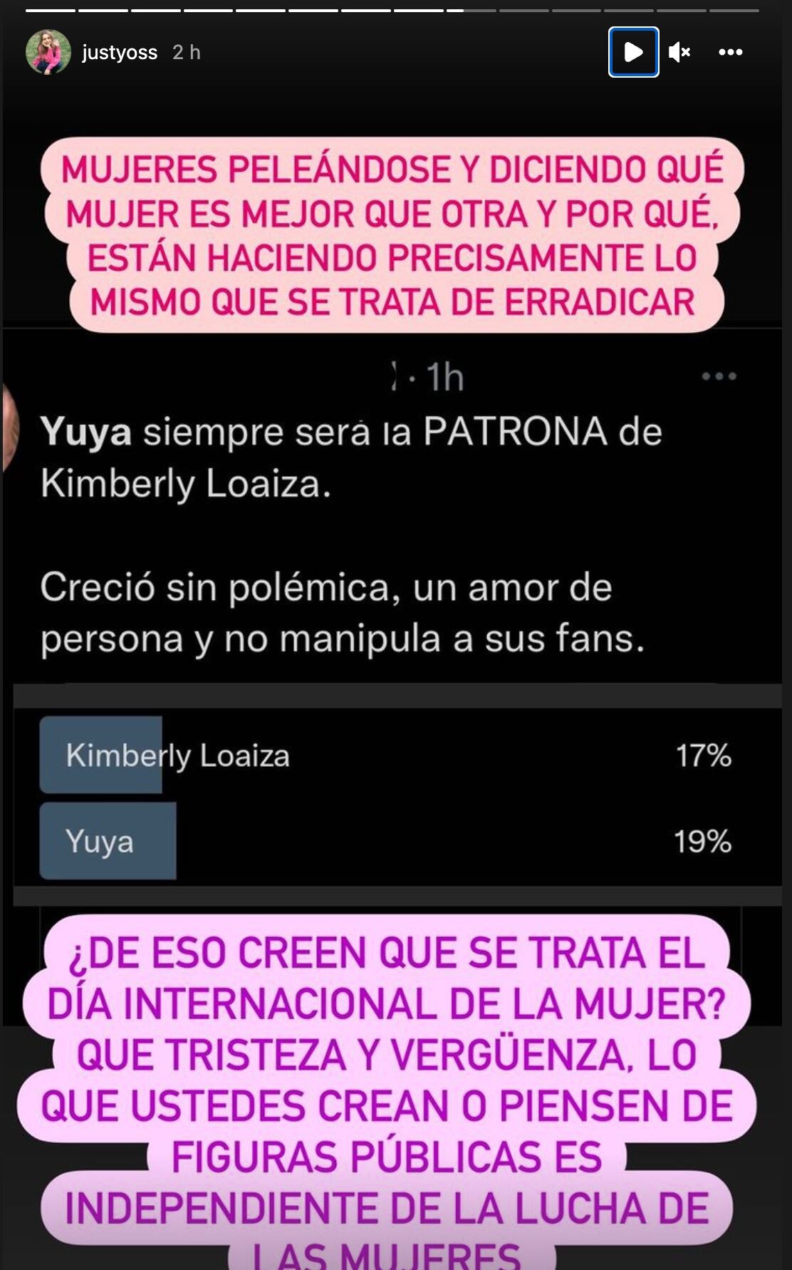 Historia de Instagram de yoStop