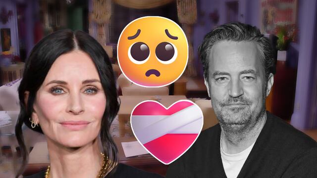 Matthew Perry sigue visitando a Courteney Cox tras su muerte