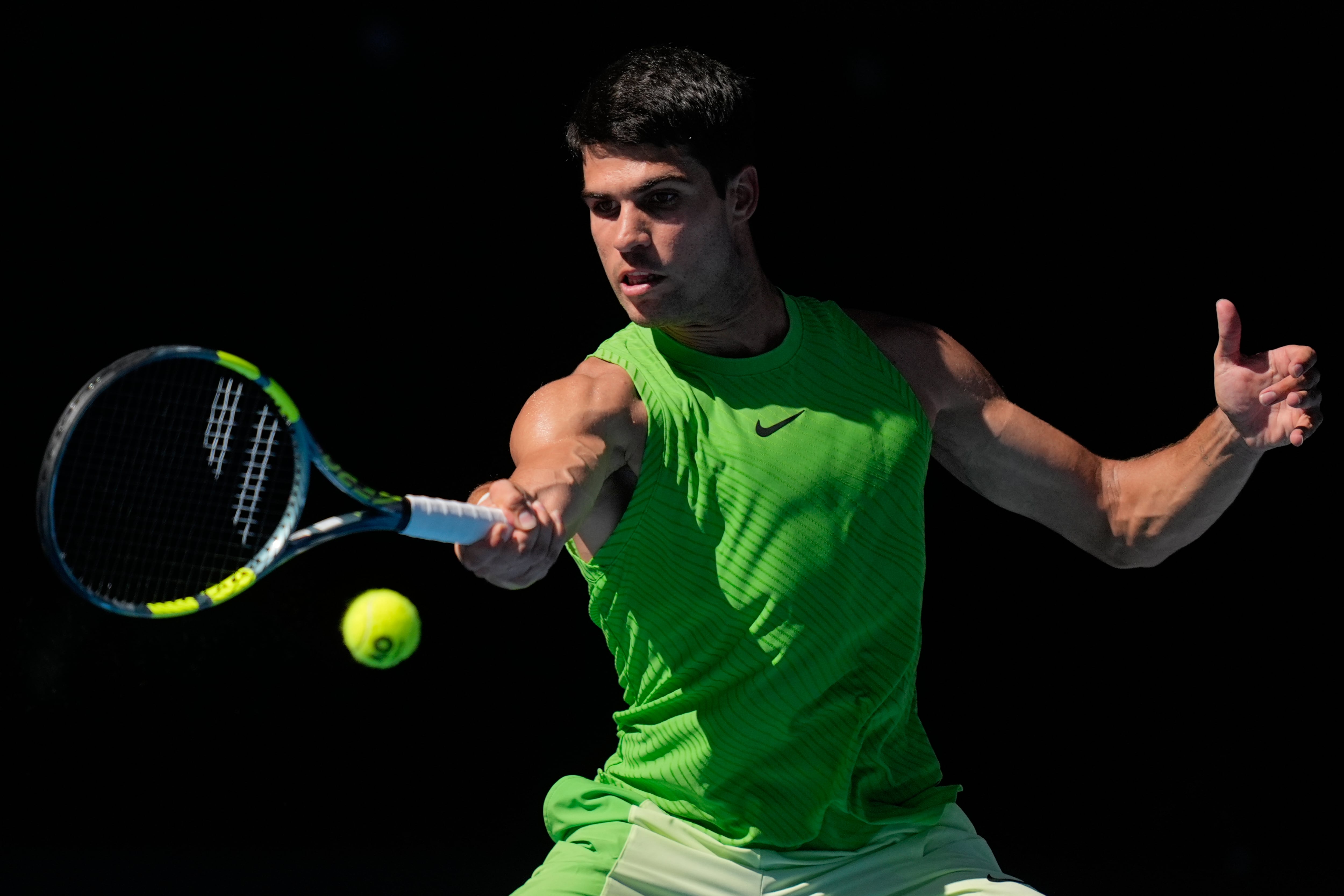 Carlos Alcaraz en el Australian Open 2026