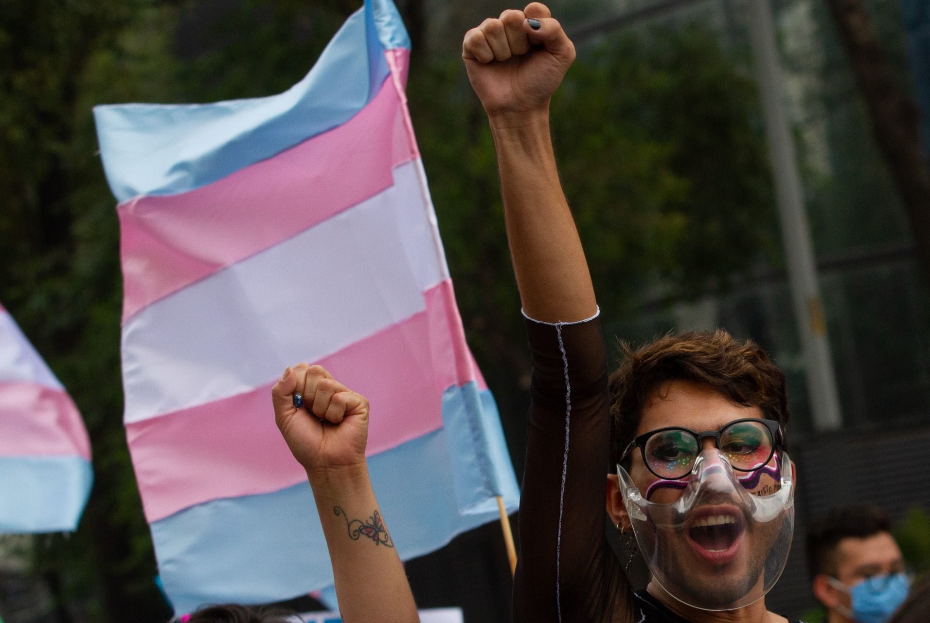 Marcha por la Ley de Infancias trans