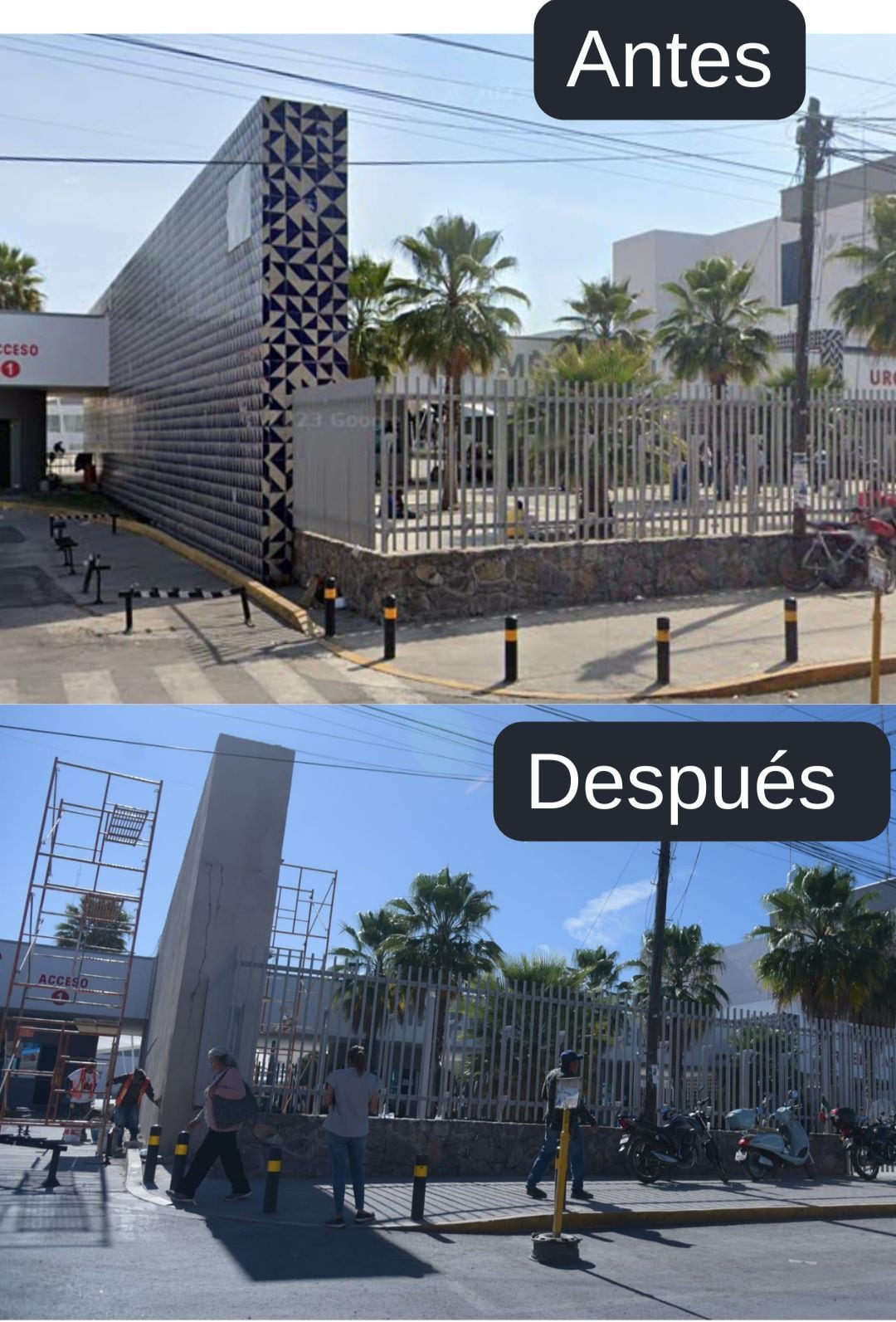 Retiro de talavera en hospitales públicos de Puebla