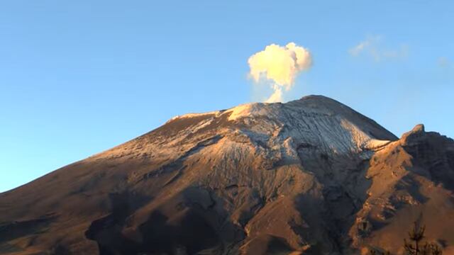 Volcán Popocatépetl el 2 de agosto