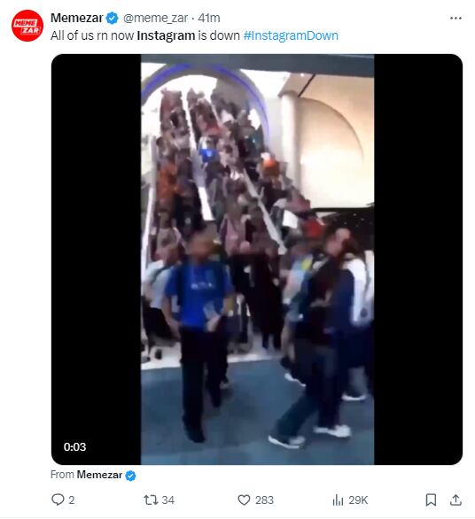 Memes por la caída de Instagram hoy 24 de mayo