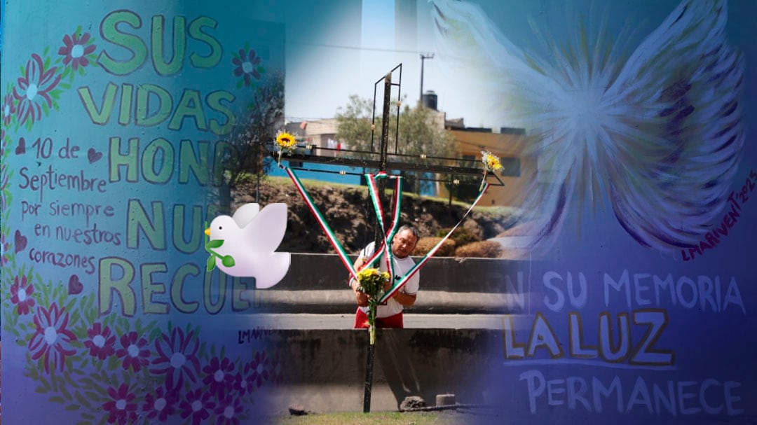 Explosión en Iztapalapa: vecinos levantan cruz en memoria de las víctimas