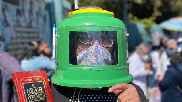 Mexicano crea ‘casco anticovid’