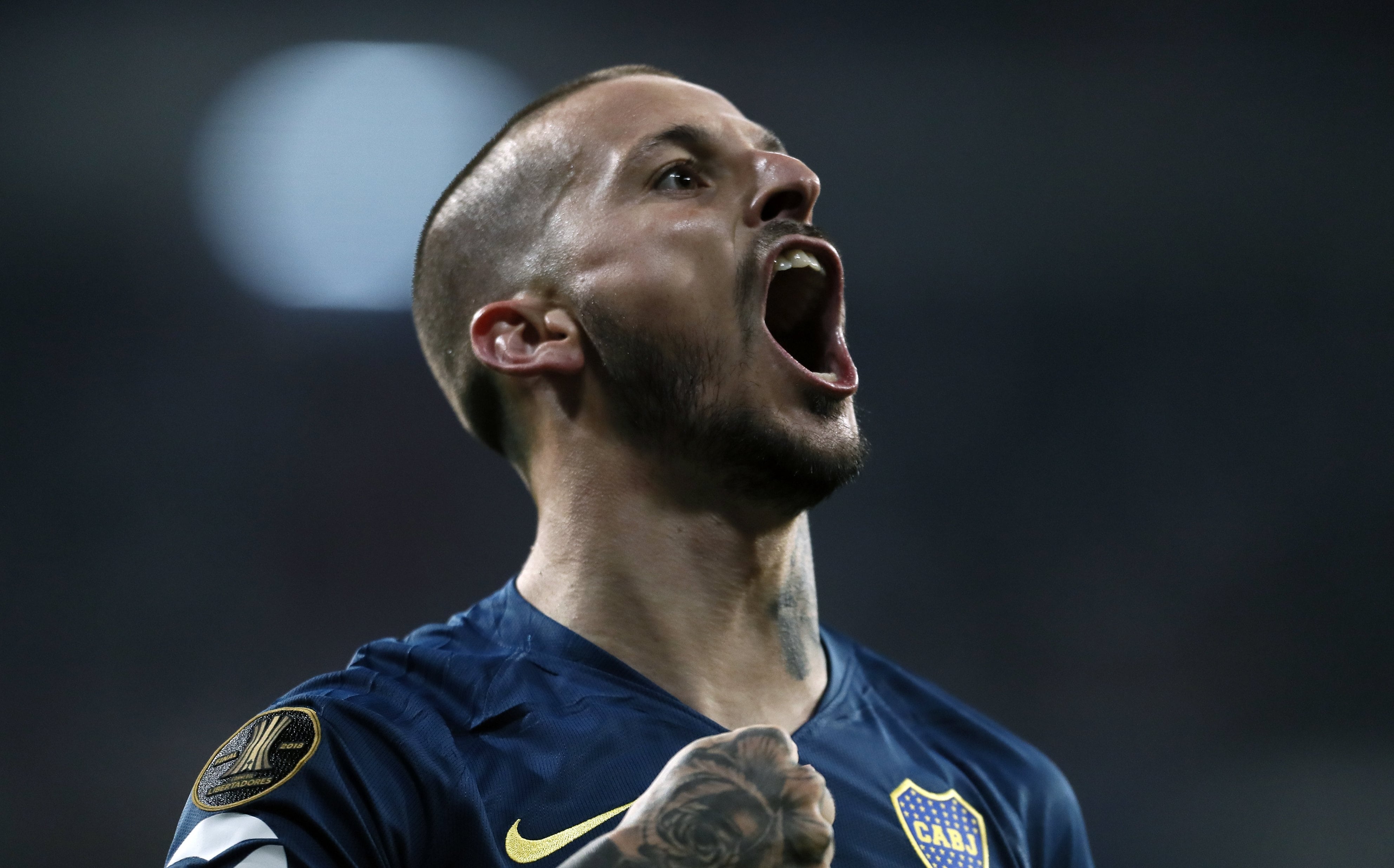 Dario Benedetto con Boca Juniors.