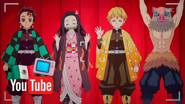 Habrá un maratón de Kimetsu no Yaiba Demon Slayer en YouTube