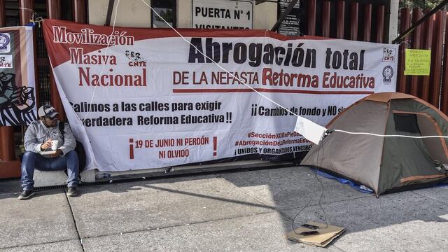 Plantón CNTE