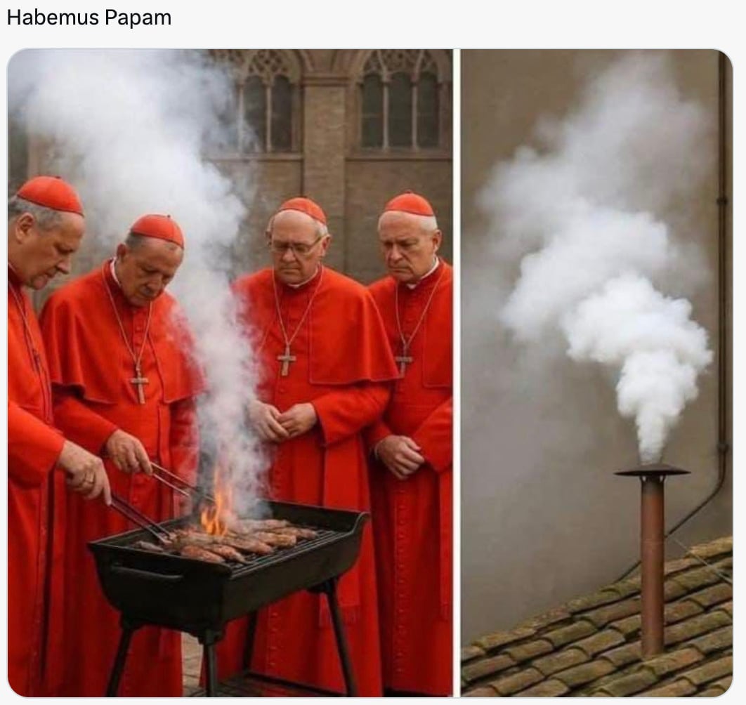 Los memes del Habemus papam tras la elección del nuevo papa